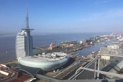 Bremerhaven Hafen im Überflug Bremerhaven Hafen im Überflug