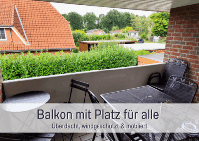 Fewos Bremerhaven Wohnung Am See Balkon mit Platz für alle