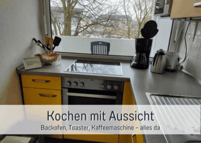 Fewos Bremerhaven Wohnung Geeste 1 Kochen mit Aussicht
