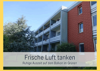 Fewos Bremerhaven Wohnung Lilie Aussenansicht Balkon