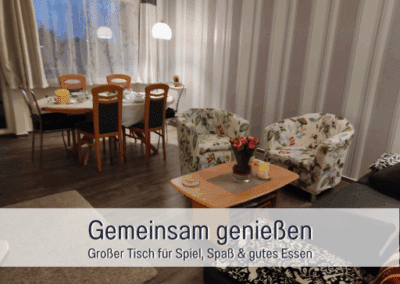 Fewos Bremerhaven Wohnung Lilie gemeinsam genießen