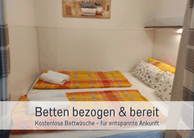 Fewos Bremerhaven Wohnung Geeste 1 Betten bezogen
