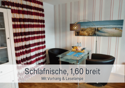 Fewos Bremerhaven Wohnung Geeste 2 Schlafnische 1,60 m breit